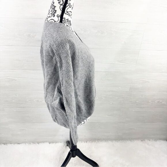 Sori V-Neck Wool Cashmere Blend Dolman Sweater - Picture 3 of 7